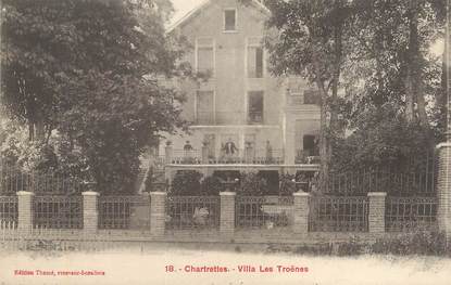 CPA FRANCE 77 " Chartrettes, Villa Les Troënes".