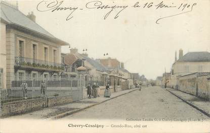 CPA FRANCE 77 " Chevry Cossigny, Grande rue".