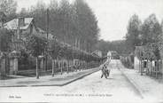 77 Seine Et Marne CPA FRANCE 77 " Crouy sur Ourcq, Avenue de la gare".