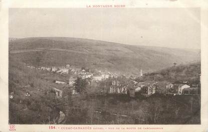 CPA FRANCE 11 " Cuxac - Cabardès, Vue de la route de Carcassonne".