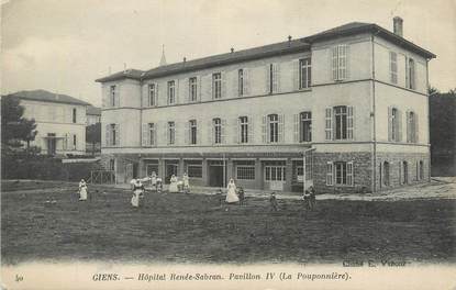 CPA FRANCE 83 " Giens, Hôpital Renée Sabran, La pouponnière".