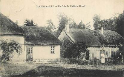 CPA FRANCE 10 " Mailly le Camp, Le Camp de Mailly, Un coin de Mailly le Grand".