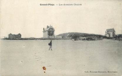 CPA FRANCE 80 " Quend Plage, Les derniers chalets".