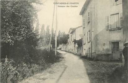 CPA FRANCE 69 " Fontaines St Martin, Hameau des Guettes".