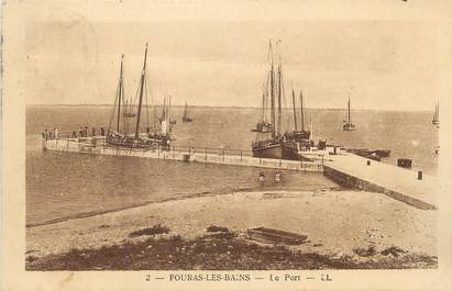 CPA FRANCE 17 " Fouras les Bains, Le port".