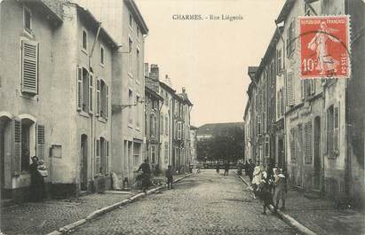 CPA FRANCE 88 " Charmes, Rue Liégeois".