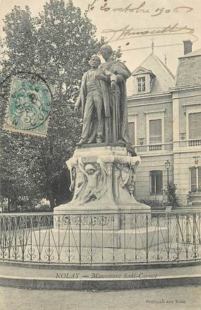 CPA FRANCE 21 "Nolay, monument Sadi Carnot"