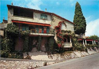 CPSM FRANCE 06 " Mougins, Hôtel Restaurant Vaste Horizon".