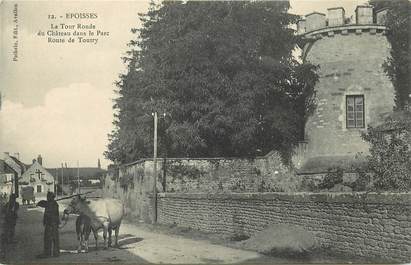 CPA FRANCE 21 "Epoisses, la tour ronde du chateau"