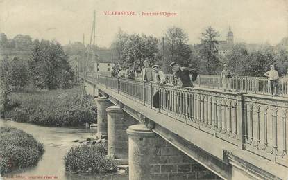CPA FRANCE 70 " Villersexel, Pont sur l'Ognon"