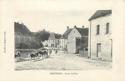 CPA FRANCE 70 " Mantoche, Route de Gray".