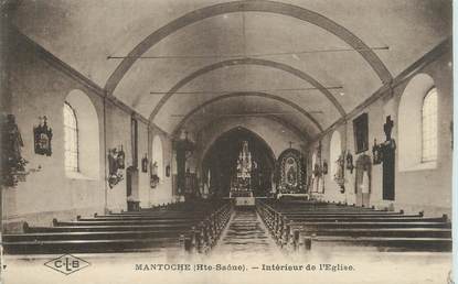 CPA FRANCE 70 " Mantoche, Intérieur de l'église".