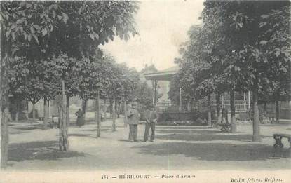CPA FRANCE 70 " Héricourt, Place d'Armes".