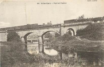 CPA FRANCE 70 " Aillevillers, Pont et viaduc".
