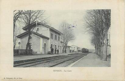 CPA FRANCE 70 " Seveux, La gare".