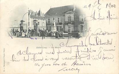 CPA FRANCE 70 " Saint Loup, La Mairie".