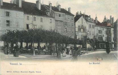 CPA FRANCE 70 "Vesoul, Le marché".