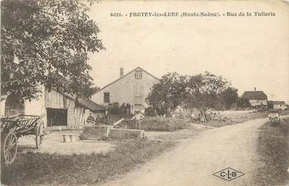 CPA FRANCE 70 " Frotey les Lure, Rue de la Tuilerie".