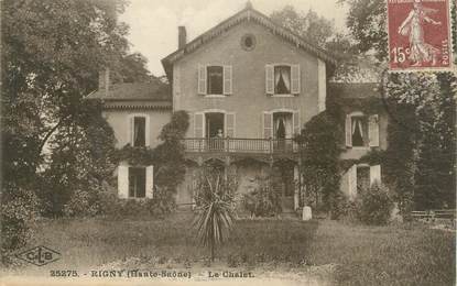 CPA FRANCE 70 " Rigny, Le chalet".