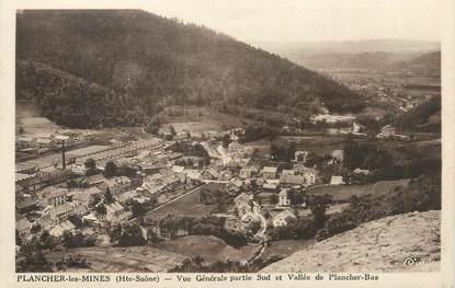 CPA FRANCE 70 " Plancher les Mines, Vue générale partie sud et vallée de plancher bas".