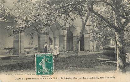 CPA FRANCE 70 " Morey, Cour du cloître de l'ancien couvent des Bénédictins".