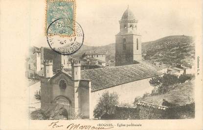 CPA FRANCE 13 "Rognes, Eglise paroissiale"