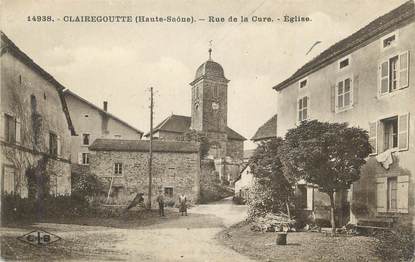 CPA FRANCE 70 "Clairegoutte, Rue de la Cure, l'église".