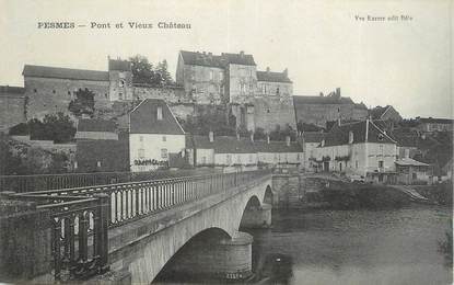 CPA FRANCE 70 "Pesmes, Pont et vieux château".