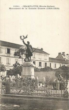 CPA FRANCE 70 "Champlitte, Monument aux morts".