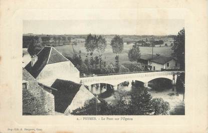 CPA FRANCE 70 "Pesmes, Le pont sur l'Ognon".