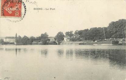 CPA FRANCE 70 "Soing, Le port".