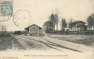 70 Haute SaÔne CPA FRANCE 70 "Autet, La gare des chemins de fer vicinaux et la gare de l'est".