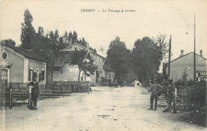 CPA FRANCE 70 "Jussey, Le passage à niveau".