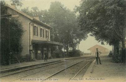 CPA FRANCE 70 " Vallerois le Bois, La gare".