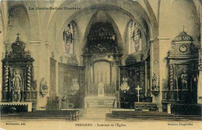 CPA FRANCE 70 " Preigney, Intérieur de l'église".