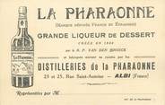 81 Tarn CPA FRANCE 81 " Albi, Publicité sur la Distillerie de la Pharaonne".