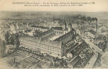 CPA FRANCE 70 " Faverney, Vue de l'ancienne Abbaye des Bénédictins fondée en 720".