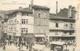 CPA FRANCE 69 " Tarare, Place du marché , maisons du moyen âge".