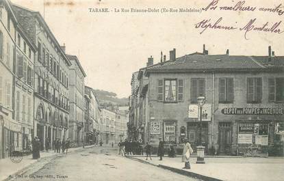 CPA FRANCE 69 " Tarare, Rue Etienne Dolet".