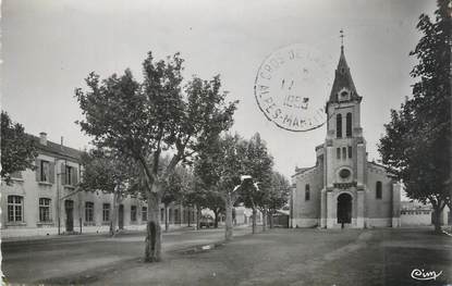 CPSM FRANCE 07 "Le Teil, Place de l'église".