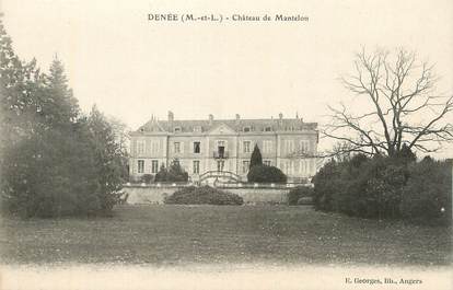 CPA FRANCE 49 " Denée, Château de Mantelon".