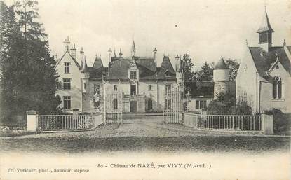 CPA FRANCE 49 " Le château de Nazé".