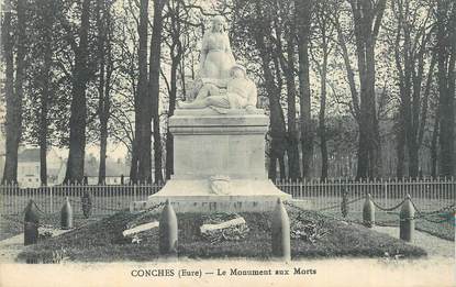 CPA FRANCE 27 "Conches, Le monument aux morts".