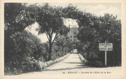 CPA FRANCE 29 "Morgat, Jardins de l'Hôtel de la mer".