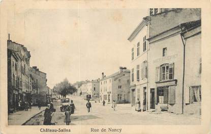 CPA FRANCE 57 " Château Salins, Rue de Nancy".