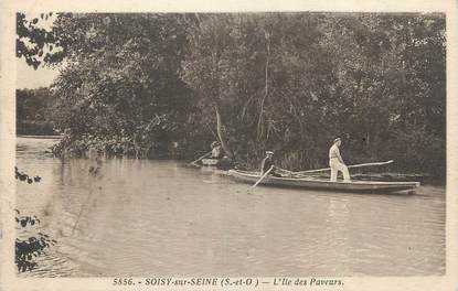 CPA FRANCE 78 " Soisy sur Seine, L'Ile des Paveurs".