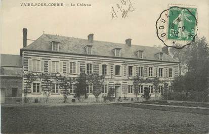CPA FRANCE 80 " Vaire sous Corbie, Le château".