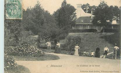 CPA FRANCE 89 " Dixmont, Le château de la Mine".