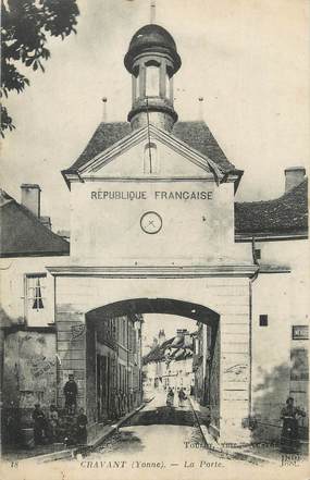 CPA FRANCE 89 " Cravant, La Porte".