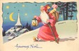  CPA  PÈRE NOEL / CARTE A SYSTÈME / PAILLETTE 